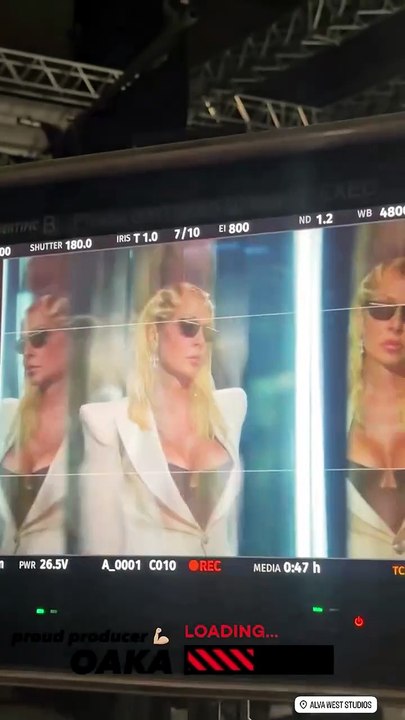 Backstage από τα γυρίσματα της Άννας Βίσση