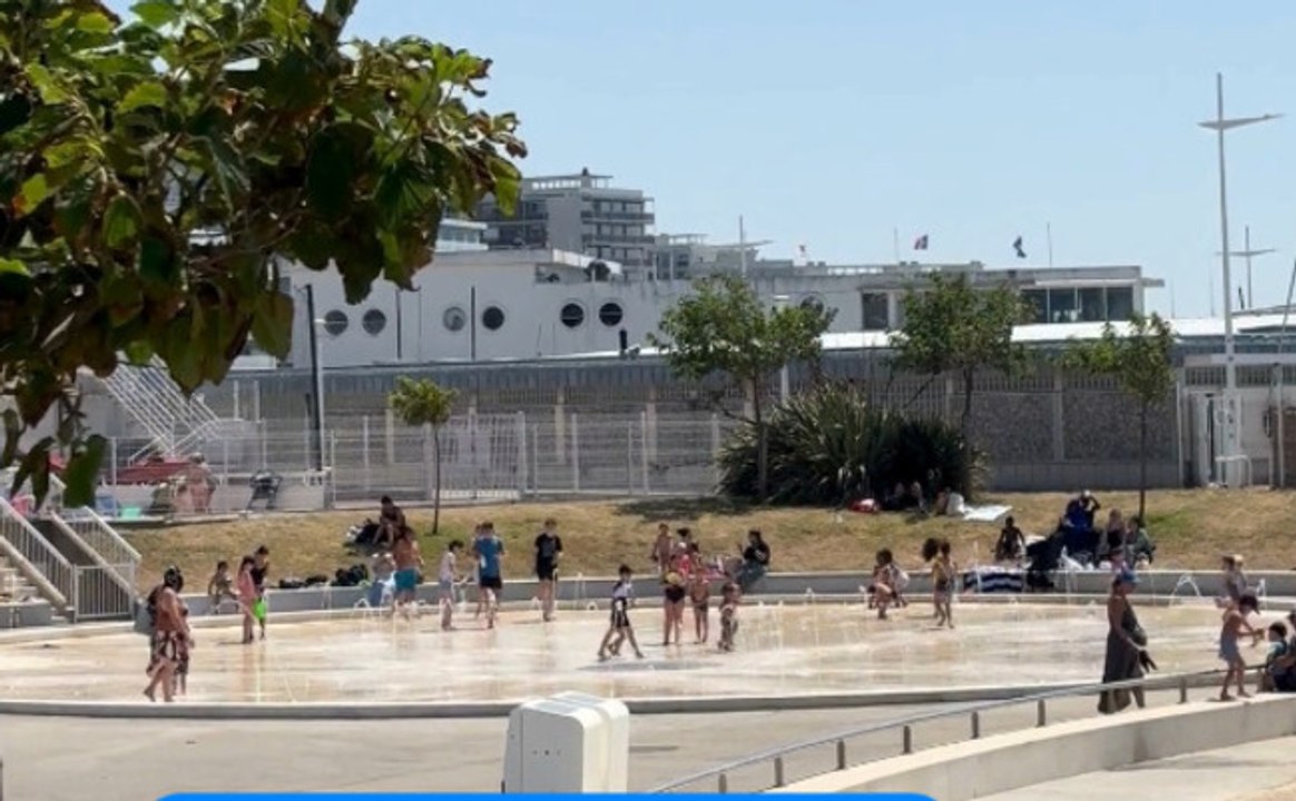 Le Havre ouvre ses pataugeoires en avance face à la canicule