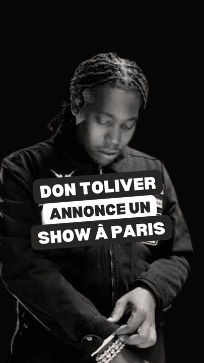 Don Toliver en concert à Paris