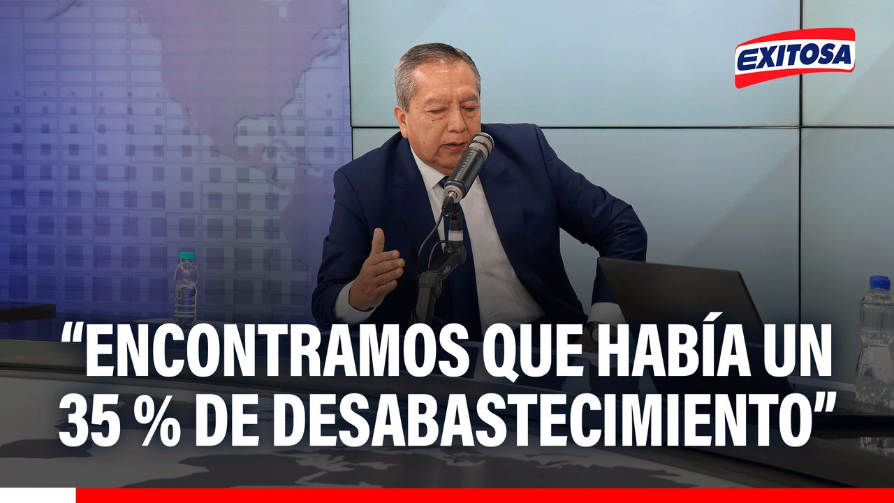 Presidente de EsSalud sobre desabastecimiento de medicamentos: “Encontramos un 35 %”