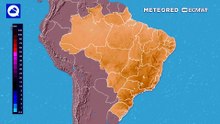 Quarta-feira, 25 de junho: previsão de chuva acumulada