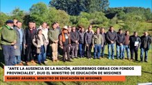 Ante la ausencia de la Nación, absorbimos obras con fondos provinciales, dijo el Ministro de Educación de Misiones
