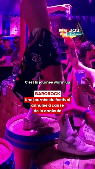 Garorock annule sa première journée de festival à cause de la canicule