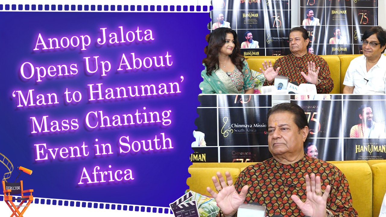 Anoop Jalota, Anuja Sahai and Brijendra Kala talk about “Man to Hanuman” event in South Africa