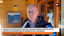 Carlos Koth descartó buscar la reelección en Puerto Rico y destacó las reuniones de gabinete en el i