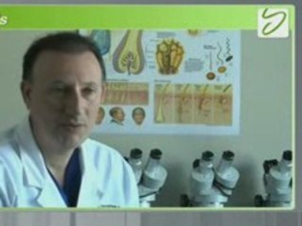 Dr. McKenzie on  the hair transplantation surgery procedure