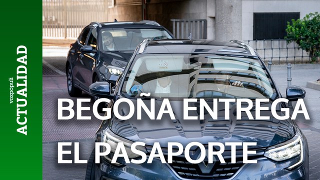 BEGOÑA GÓMEZ entrega el pasaporte en los JUZGADOS de PLAZA CASTILLA