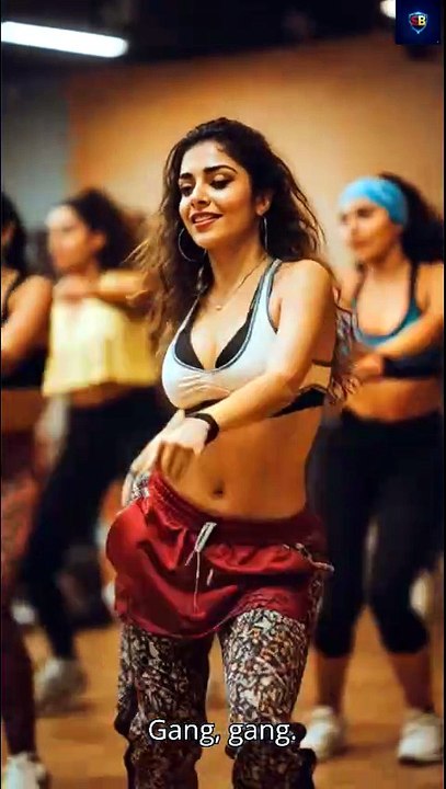 AI Desi Dance Day 29: Gang Gang Vibe 🔥 3.1s Hair Whip + 11.6s Flip