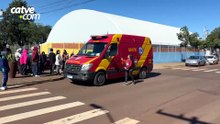 Adolescentes ficam feridos após acidente entre carro e moto elétrica em Cascavel
