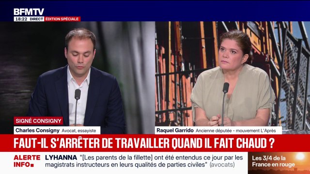 SIGNÉ CONSIGNY - Congé climatique: C'est la lutte permanente contre le travail en France , estime l'avocat et essayiste Charles Consigny