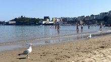 Heatwave hits Tenby