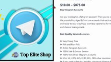 Top 10 Best Sites to Buy Telegram Accounts (PVA & Aged)