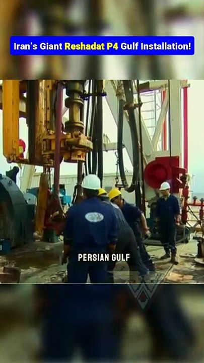 Iranian Reshadat P4 Offshore Platform