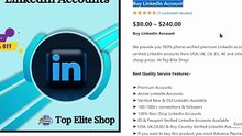 Top 10 Best Sites to Buy LinkedIn Accounts (PVA & Aged)