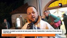 Posadas celebró la Noche de San Juan con fe, tradición y una multitud pese al frío polar