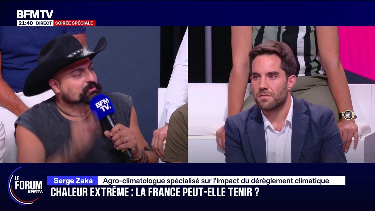 FORUM BFMTV - "Pourquoi le Front national sur les réseaux sociaux vient insulter des scientifiques?": l'échange entre Serge Zaka, agro-climatologue et Thomas Ménagé, député RN