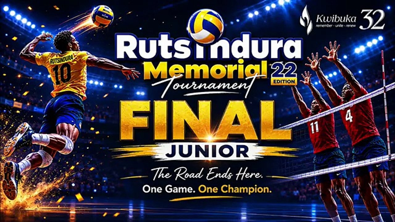 🏐 Rutsindura Memorial Tournament, 22 Edition - Final Junior || Huye, 24 May 2026