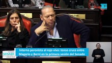 Interna peronista al rojo vivo tenso cruce entre Magario y Berni en la primera sesión del Senado