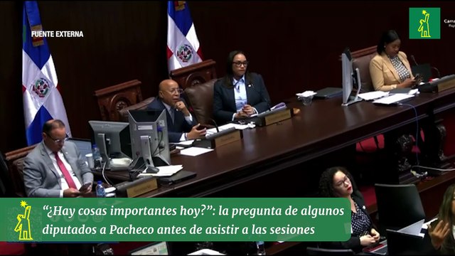 “¿Hay cosas importantes hoy?”: la pregunta de algunos diputados a Pacheco antes de asistir a las sesiones