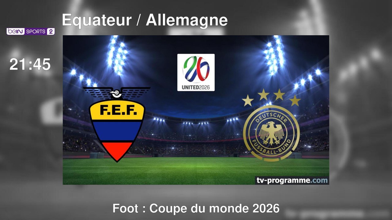 Programme SPORT soirée du Jeudi 25 juin 2026