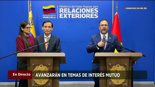 Venezuela y Vietnam consolidan cooperación bilateral en áreas estratégicas tras exitoso encuentro
