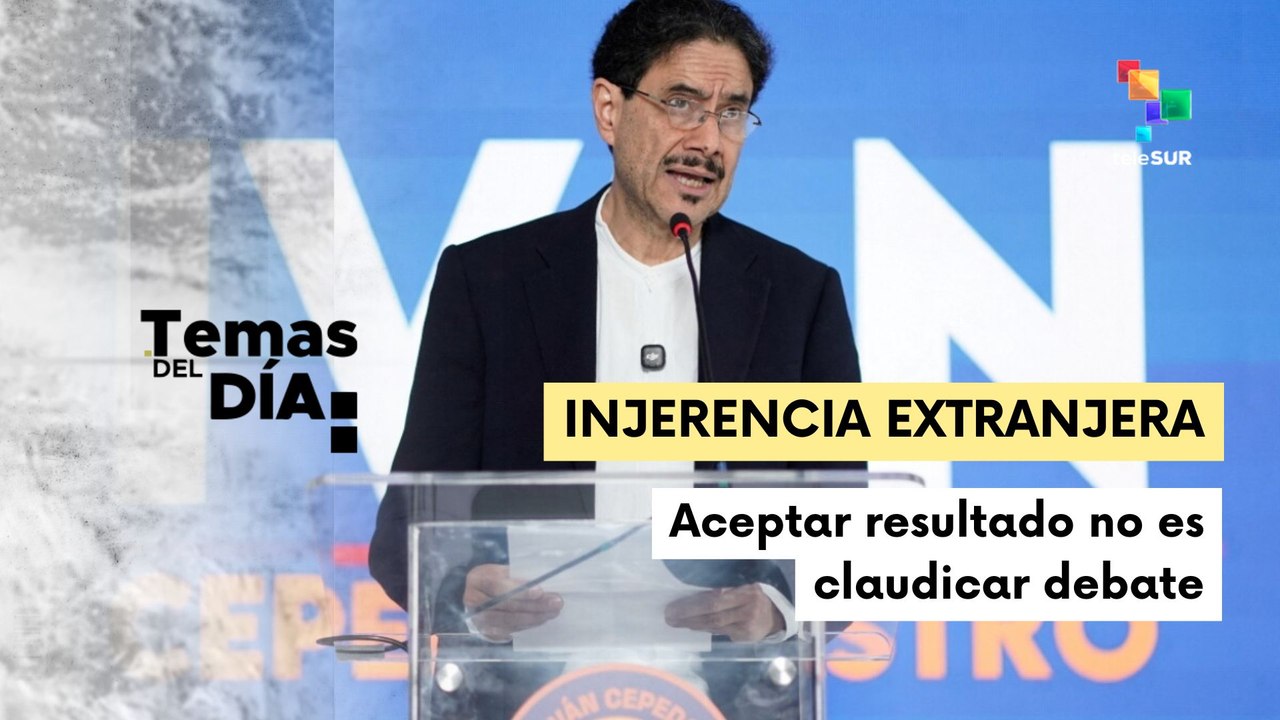 Cepeda acepta el escrutinio pero mantiene denuncias de irregularidades
