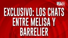Los chats entre Melisa y Claudio Barrelier
