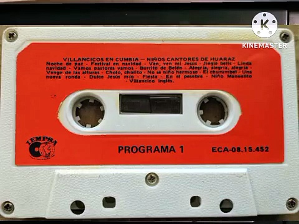 Villancicos en cumbia los niños cantores de Huaraz cassette