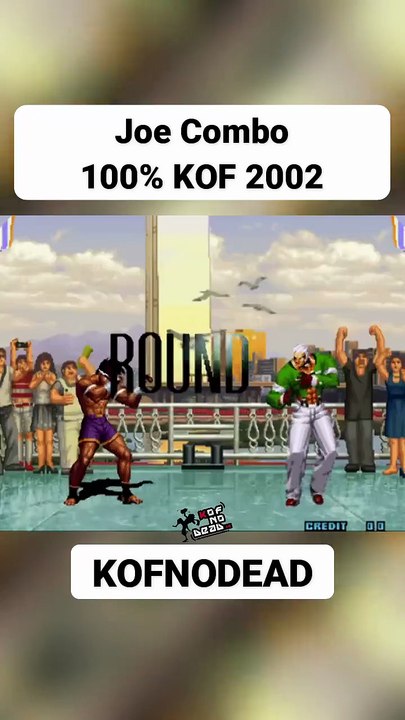 Joe combo 100% en KOF 2002