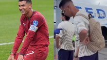 Cristiano Ronaldo's subtle response after security asked to inspect his bags
