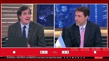 Presentación Luis Caputo durante un encuentro del sector de la construcción