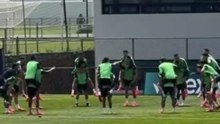 Mexico’s unusual training game catches fans’ attention