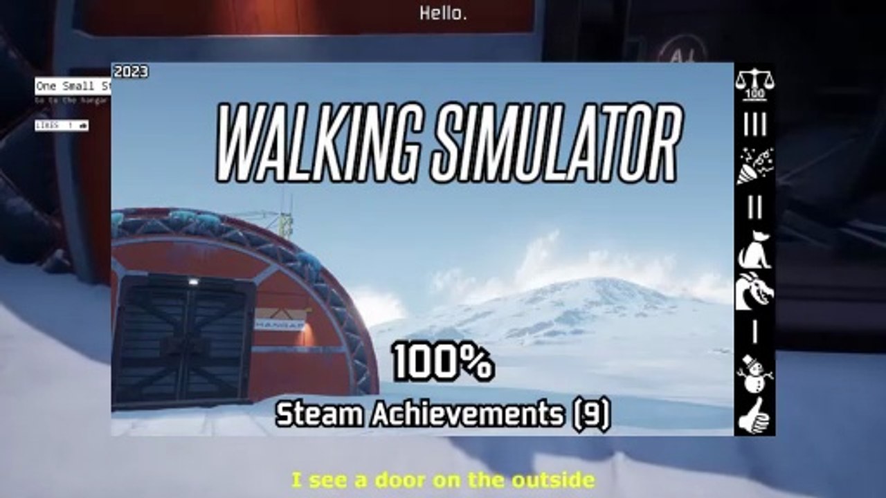 Walking Simulator | Steam Achievements (9), 100%