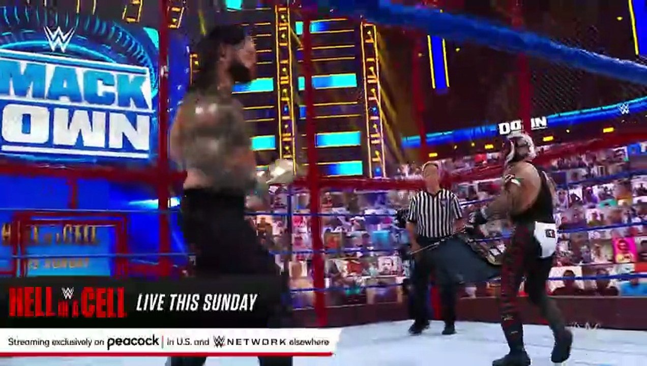 Roman Reigns vs. Rey Mysterio - Universal Title Hell in a Cell Match | SmackDown, June 18, 2021
