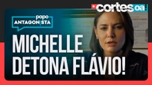 Michelle Bolsonaro acusa Flávio de desrespeito e expõe racha familiar