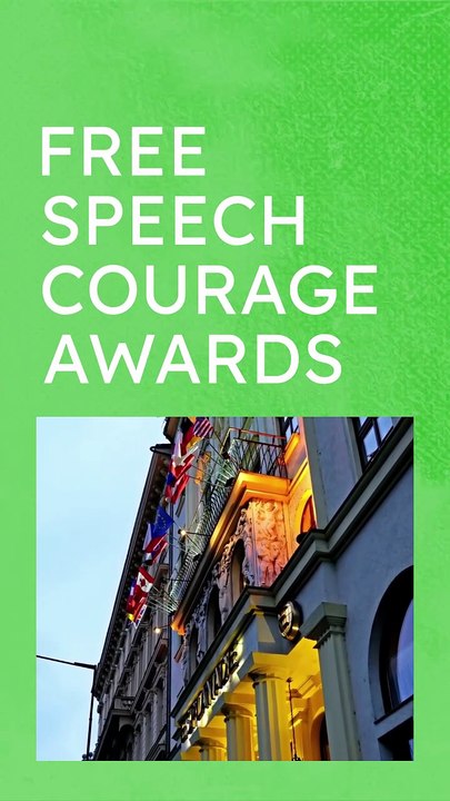 Vídeo - FREE SPEECH COURAGE AWARDS