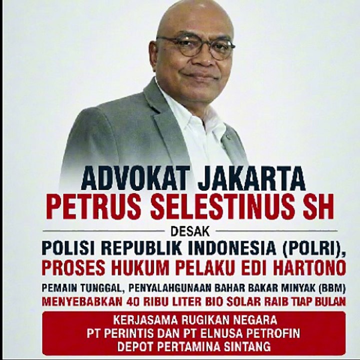 Kerjasama Rugikan Negara Perintis dan Elnusa Petrofin Desak Usut 40 Ribu Liter Bio Solar Raib Tiap Bulan di Kabupaten Kapuas Hulu, Provinsi Kalimantan Barat