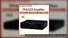 Douk Audio A5 Mini TPA3255 Digital Power Amplifier HIFI 300W Class D Home Stereo Speaker Amp