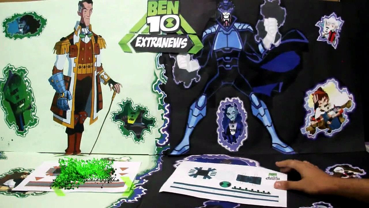 6- Tutorial- Papercraft do Omnitrix Irado (Ben Mad) - Ben 10 Omniverse