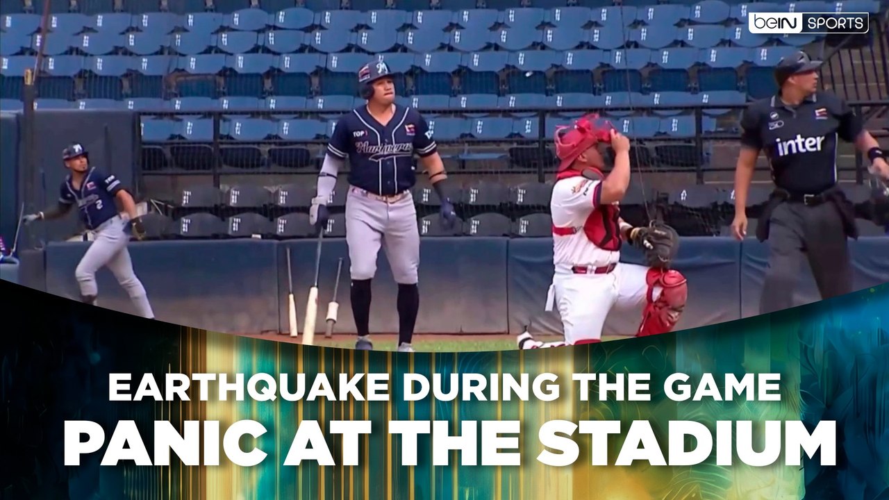 Venezuela Earthquake Interrupts Baseball Game: Dramatic Moment Caught Live | beIN SPORTS