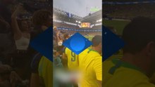Família e Matheus Cunha comemora gol no terceiro jogo na Copa do Mundo