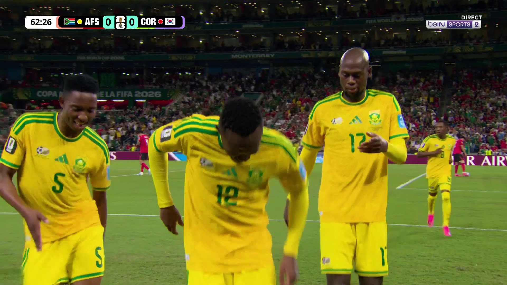 Coupe du monde 2026 : Maseko ouvre le score pour l'Afrique du Sud contre la Corée du Sud