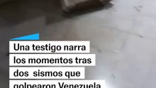 Testigo narra daños causados por los terremotos en una Iglesia en Venezuela