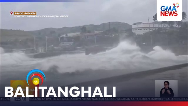 Malakas na ulan at hangin, ramdam sa ilang bahagi ng Batanes at Cagayan | Balitanghali