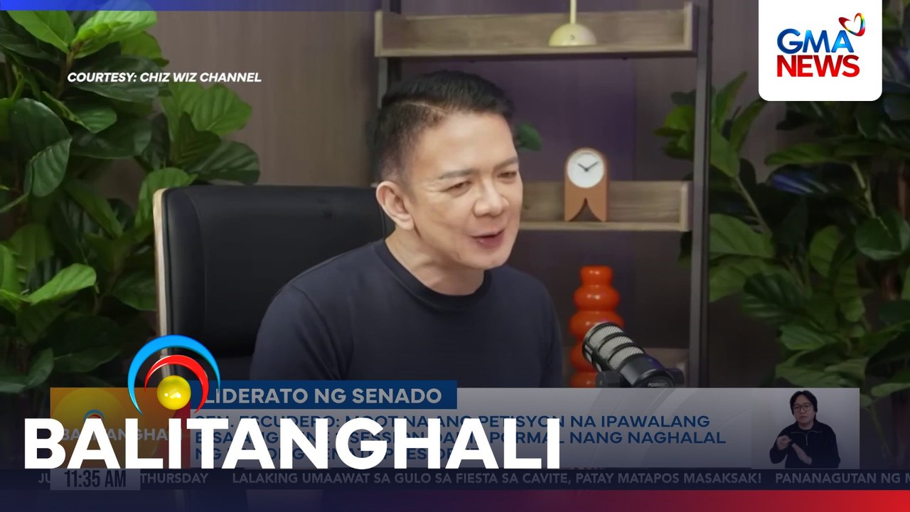 Sen. Escudero - Kailangan madagdagan ang majority senators para mapatatag ang Senate leadership | Balitanghali