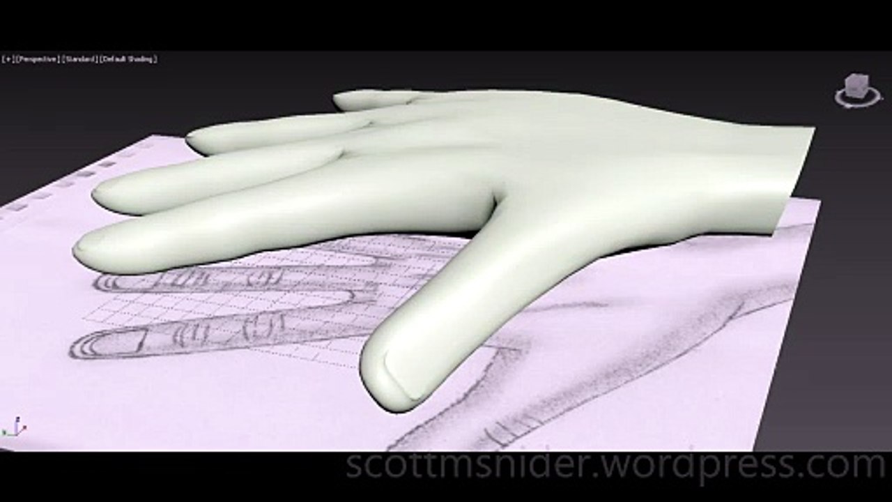 JFJ: 3DS MAX Practice Polygon Modeling Hand Model Video #28 (06-25-2026)