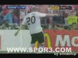 Türkiye - Almanya Schweinsteiger'in golü www.spor3.com