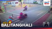 Estudyanteng papasok sa eskwelahan, nabangga ng motorsiklo sa pedestrian lane; rider na tumakas, hinahanap | Balitanghali