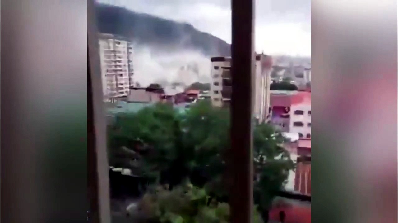 Terribles imágenes del terremoto que ha sacudido Caracas