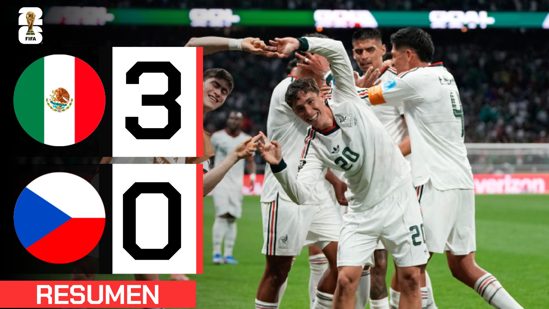 México 3-0 República Checa | Resumen Mundial 2026